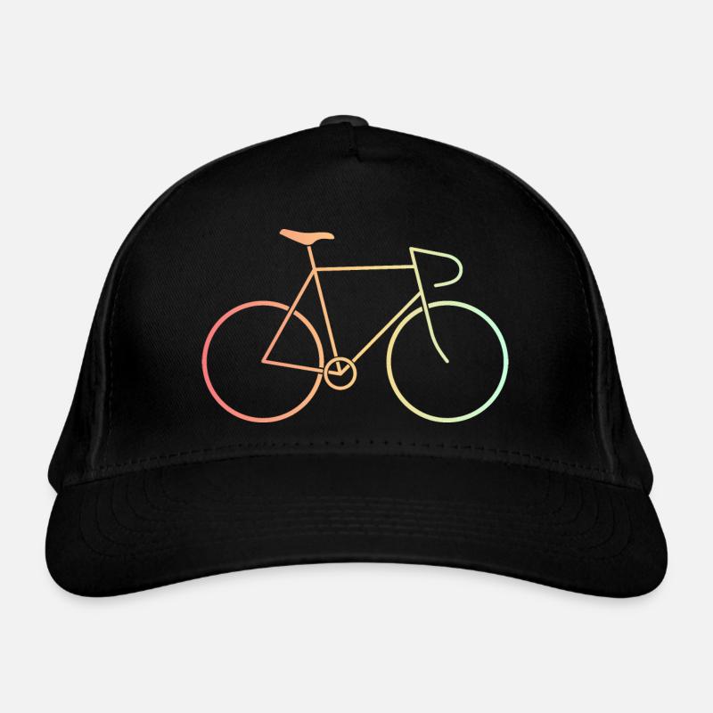Rennrad bunt Bio-Baseballkappe