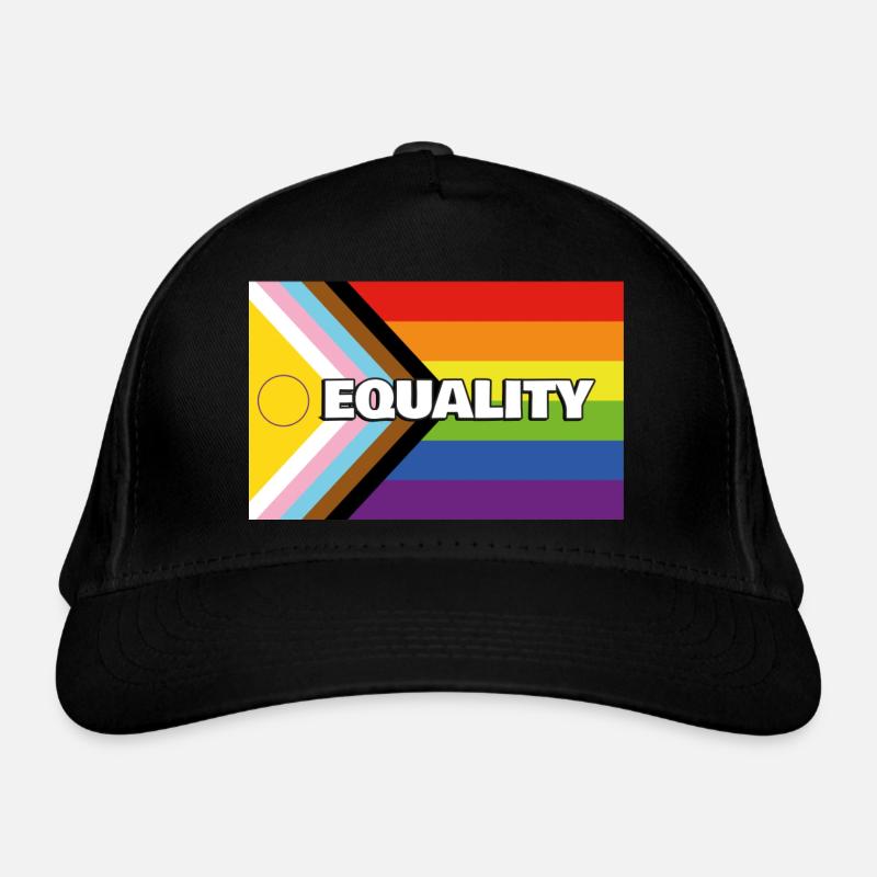 Inclusive Pride Progress Flag ÉGALITÉ Casquette classique bio
