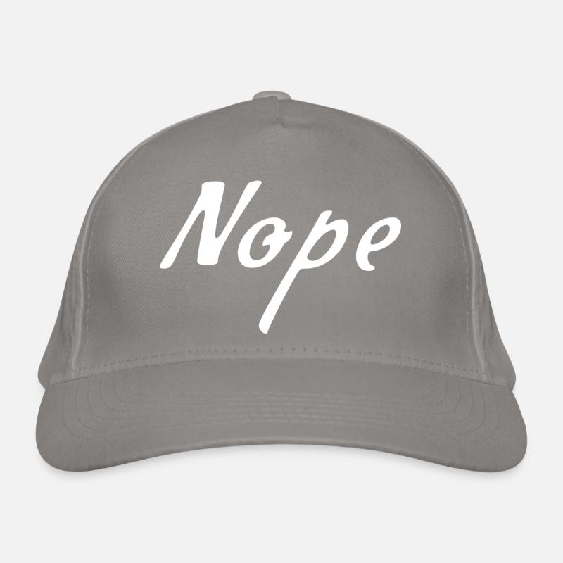Nope Bio-Baseballkappe