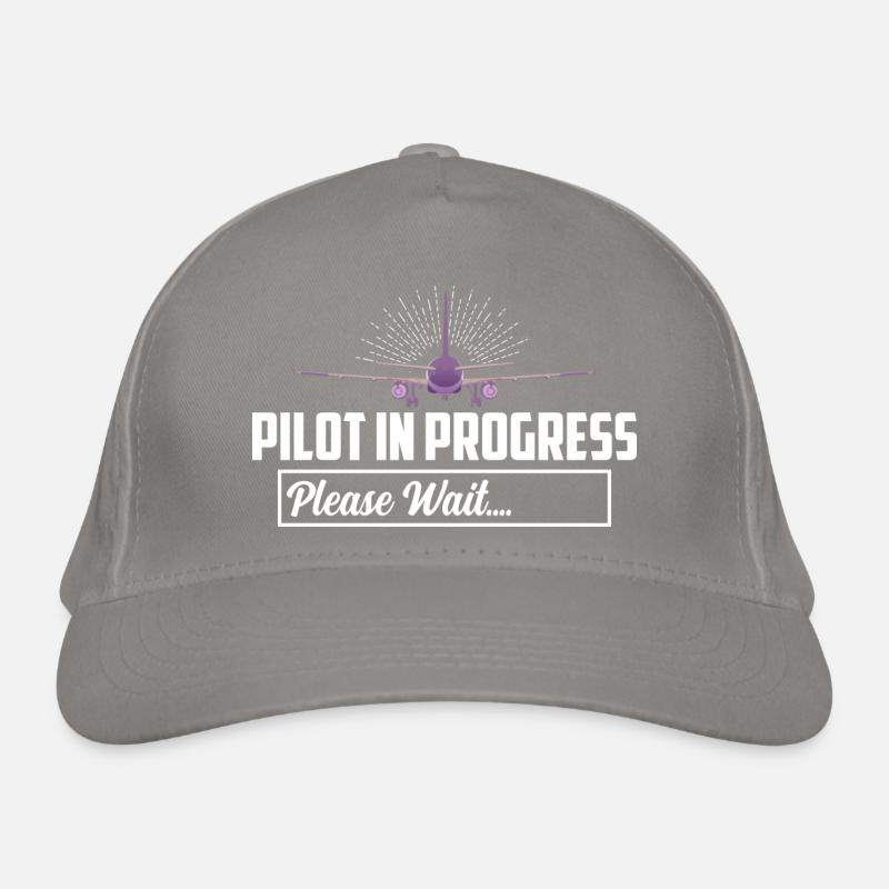 Pilot In Progress Please Wait.... Airline Aviation Bio-Baseballkappe