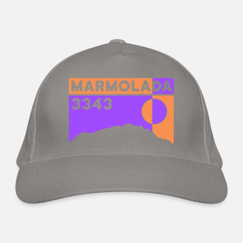 Marmolada Marmolada Dolomites Punta Penia Randonnée Casquette classique bio