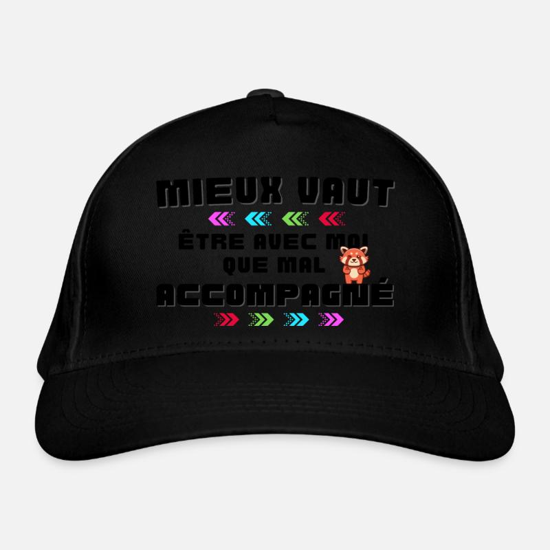 Être avec moi Casquette classique bio
