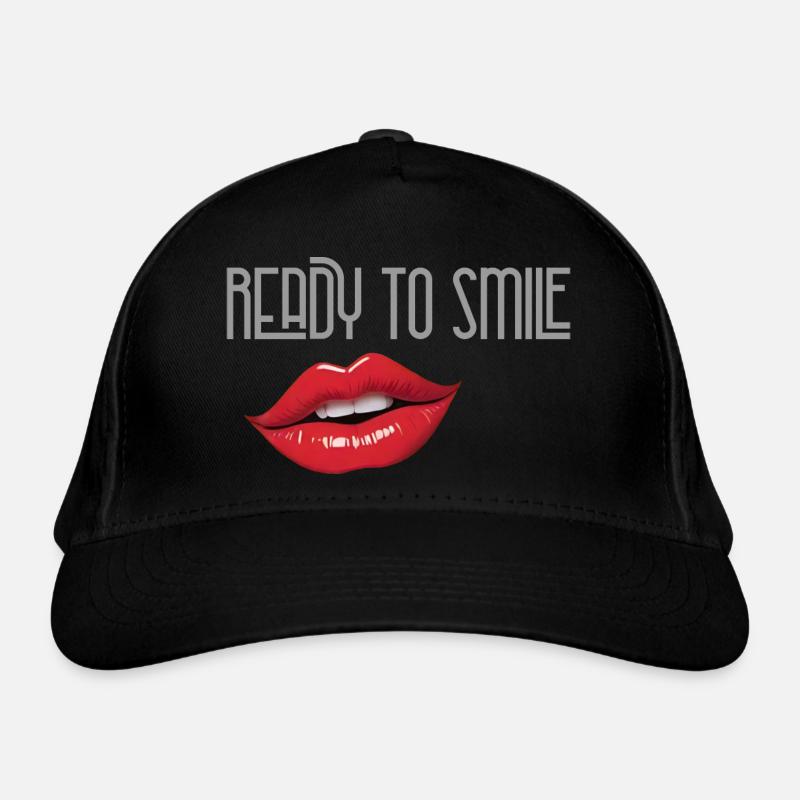 ready to smile Bio-Baseballkappe