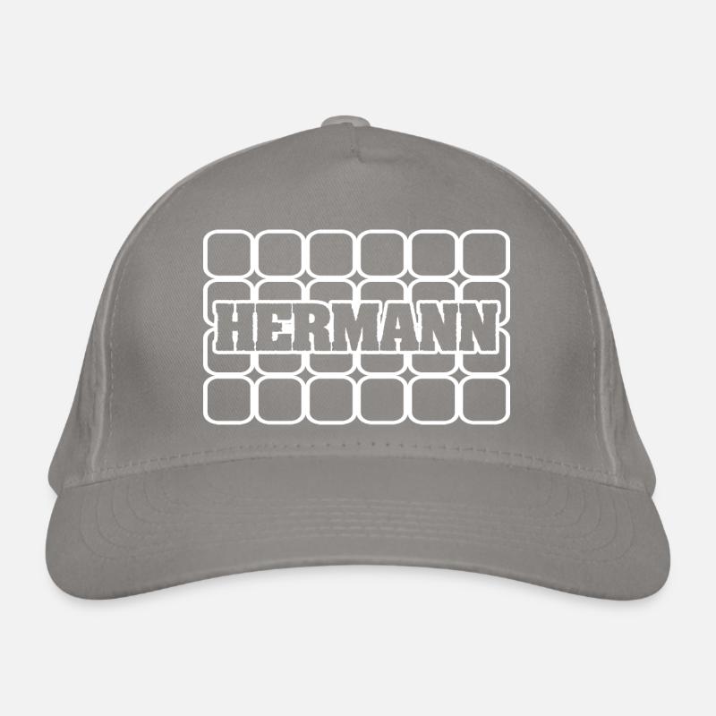 Männername Hermann Bio-Baseballkappe