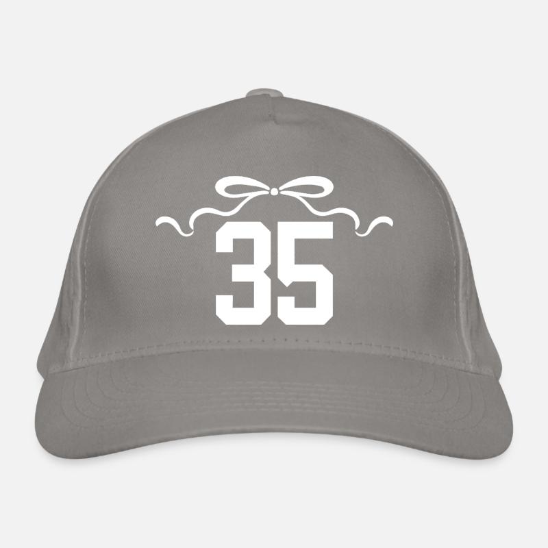 Numéro 35 noeud - 35e anniversaire Casquette classique bio