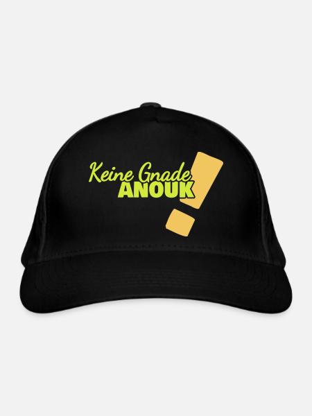 Cadeau pour Anouk - Casquette classique bio - noir - Devant