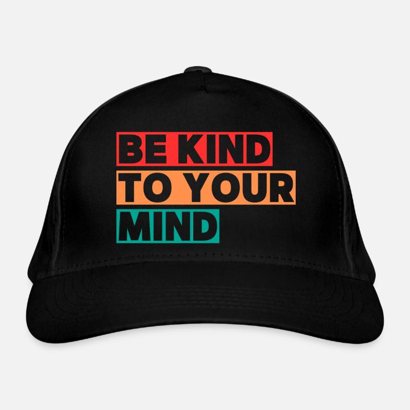 Be kind to your mind Bio-Baseballkappe