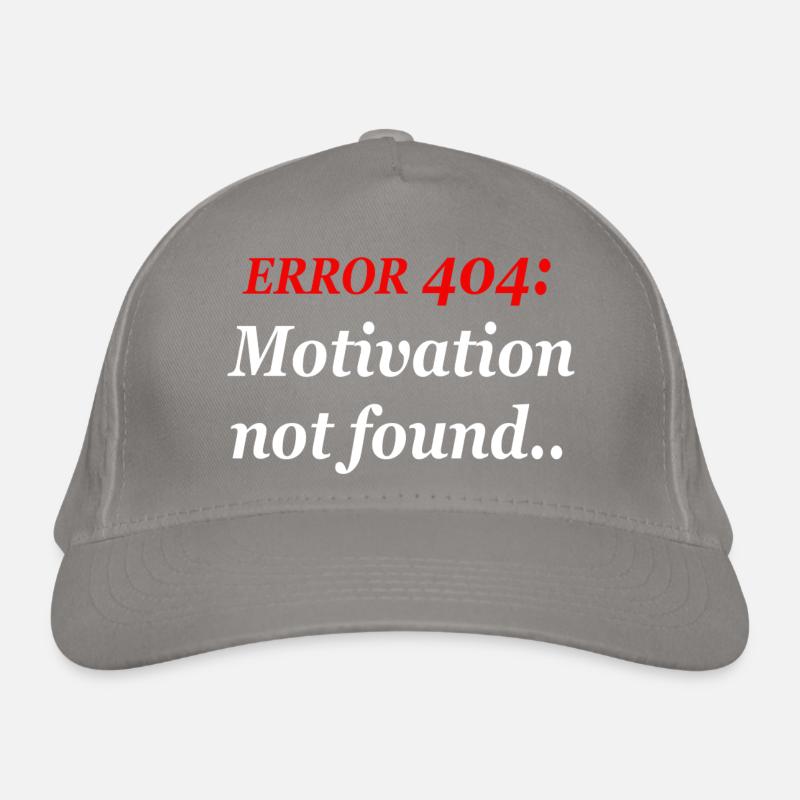 404 : Motivation introuvable. Casquette classique bio