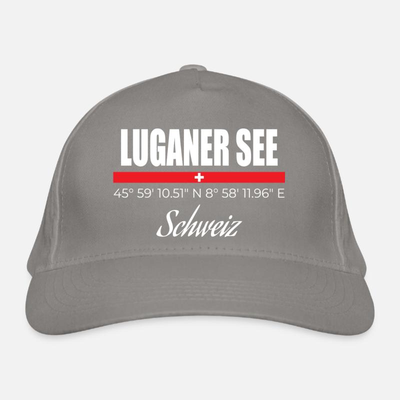 Lac de Lugano Casquette classique bio