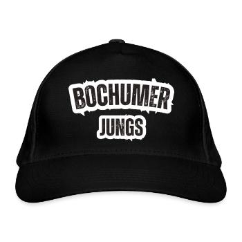 Bochumer Jungs - Bio-Baseballkappe - Schwarz - Vorne