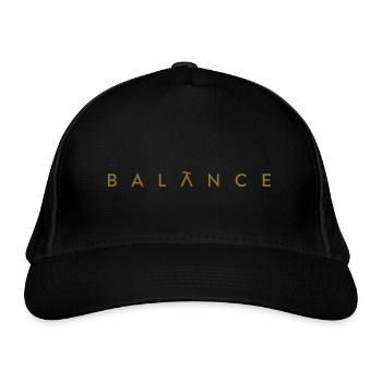 BALANCE - Bio-Baseballkappe - Schwarz - Vorne