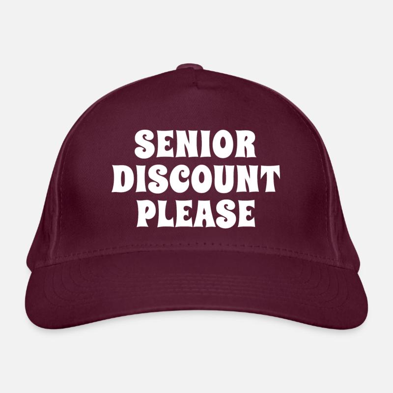 Réduction Senior s’il vous plaît Casquette classique bio