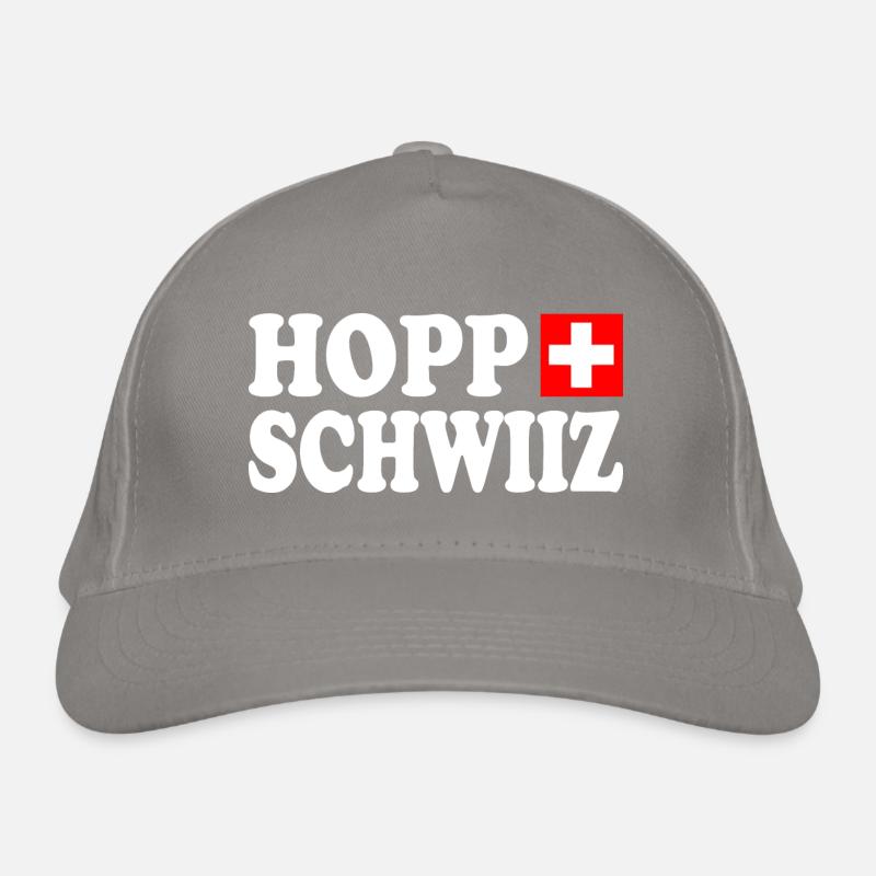 Hopp schwiiz Bio-Baseballkappe