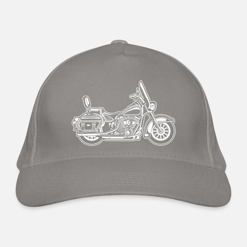 Chopper / motorcycle 06_white Organic Baseball Cap