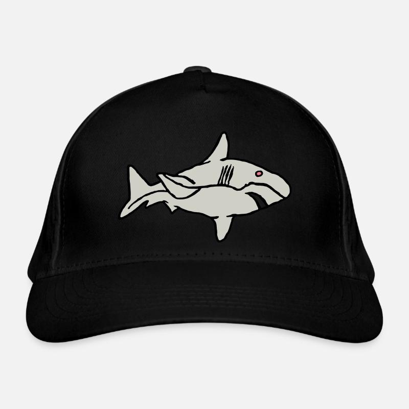 Poisson Requin Prédateur Eau Graffiti Océan Casquette classique bio