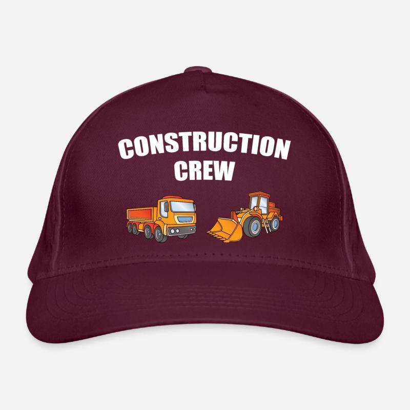 Construction Team Construction Construction Machinery Wheel Loaders Organic Baseball Cap