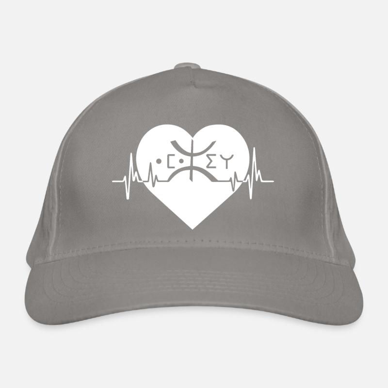 Amazigh Kabyle Herzschlag Bio-Baseballkappe