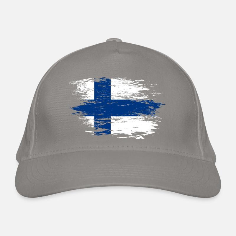 Finnland Flagge used Bio-Baseballkappe