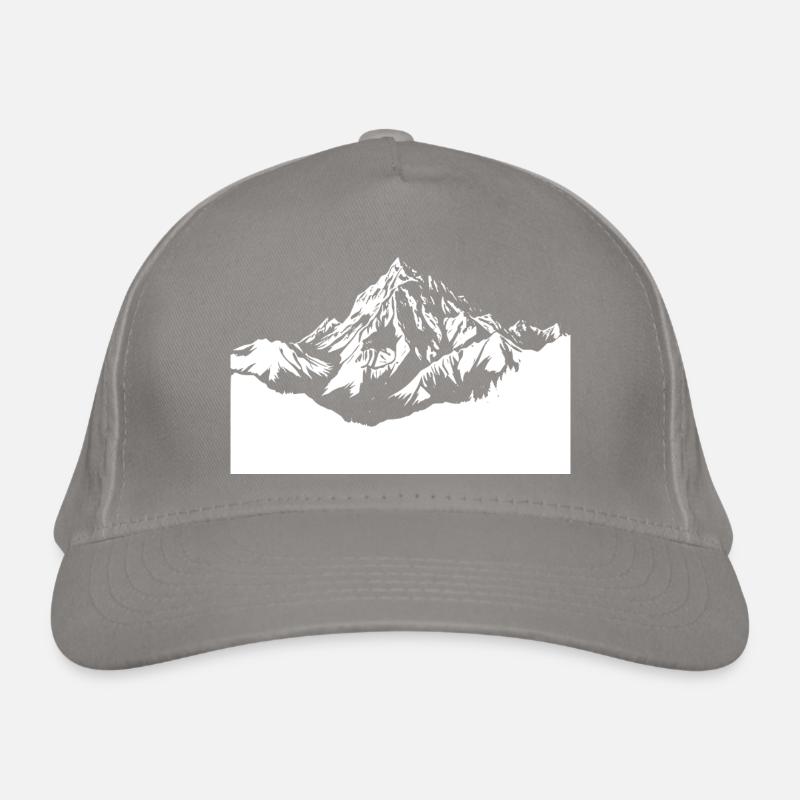 wandern klettern Berge Bio-Baseballkappe