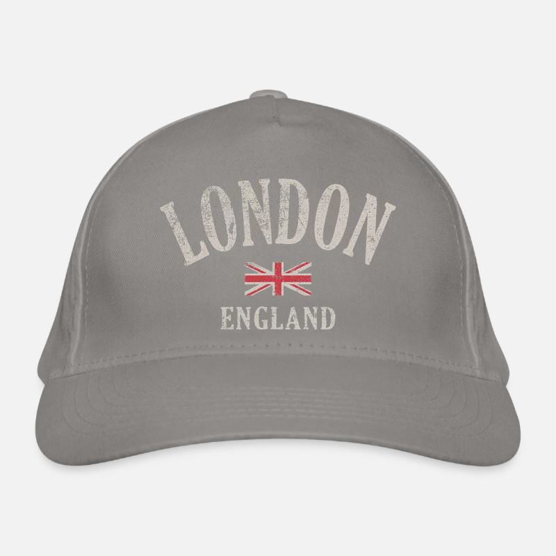Vintage London Union Jack Bio-Baseballkappe