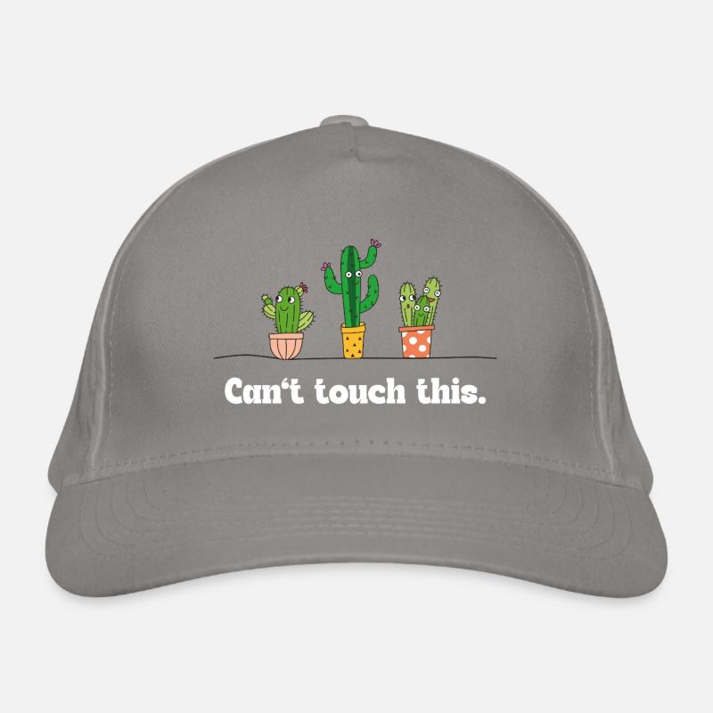 Can't touch this – Funny Cactus Saying Organic Baseball Cap