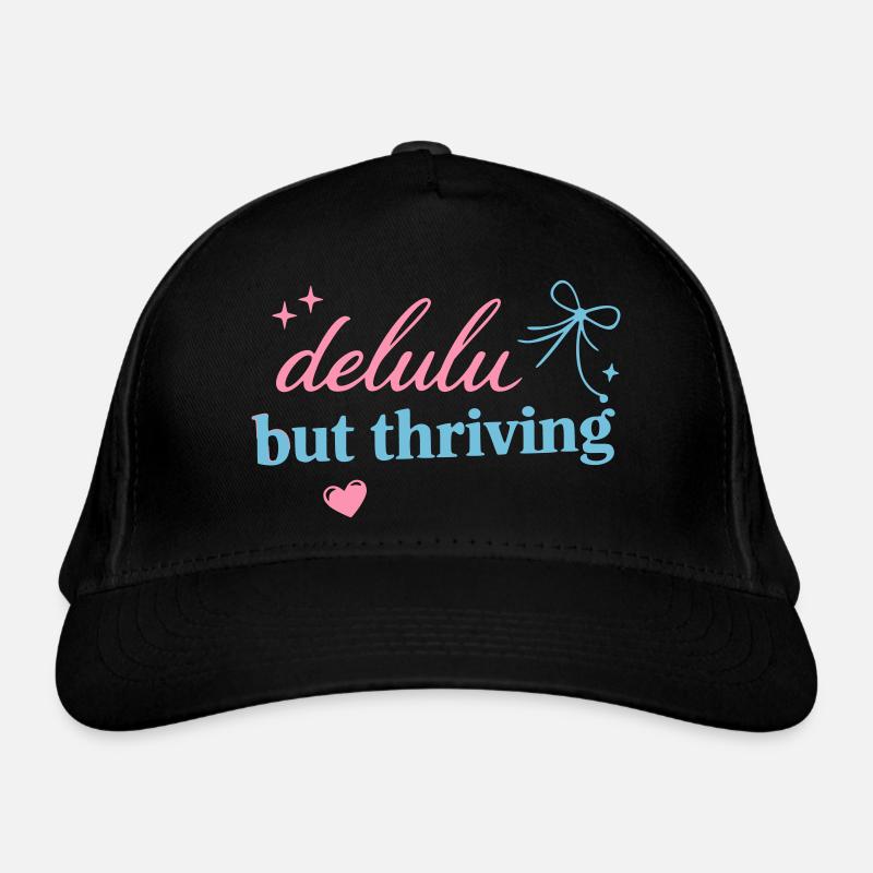 Delhu Thriving Script Logo Bio-Baseballkappe
