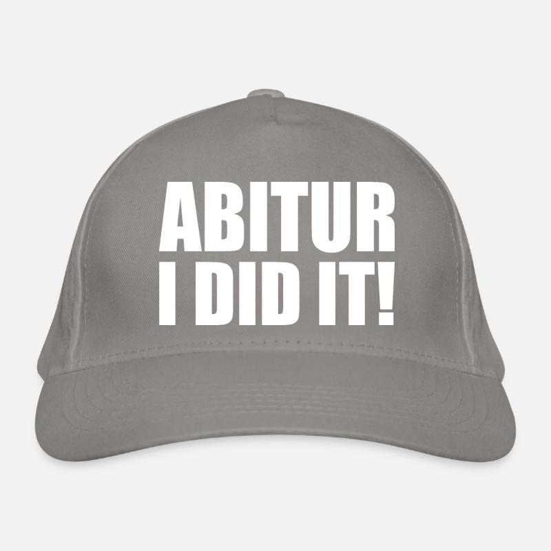 Abitur i did it Bio-Baseballkappe