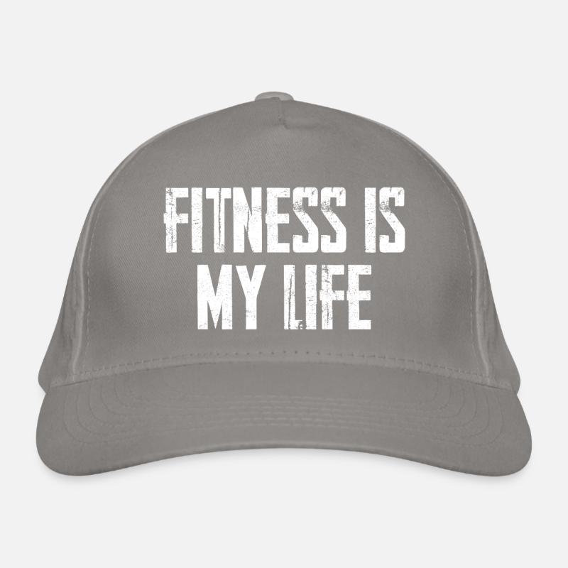 Fitness Is My Life Organic Baseball Cap