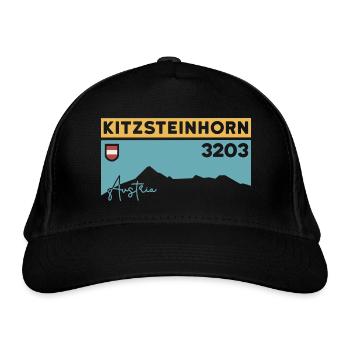 Kitzsteinhorn Hohe Tauern Bergtour Wandern Kaprun - Bio-Baseballkappe - Schwarz - Vorne