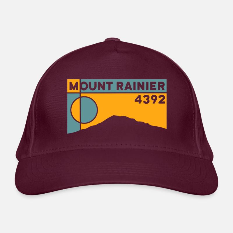 Mount Rainier Hiking Climb Keepsake Gift Organic Baseball Cap