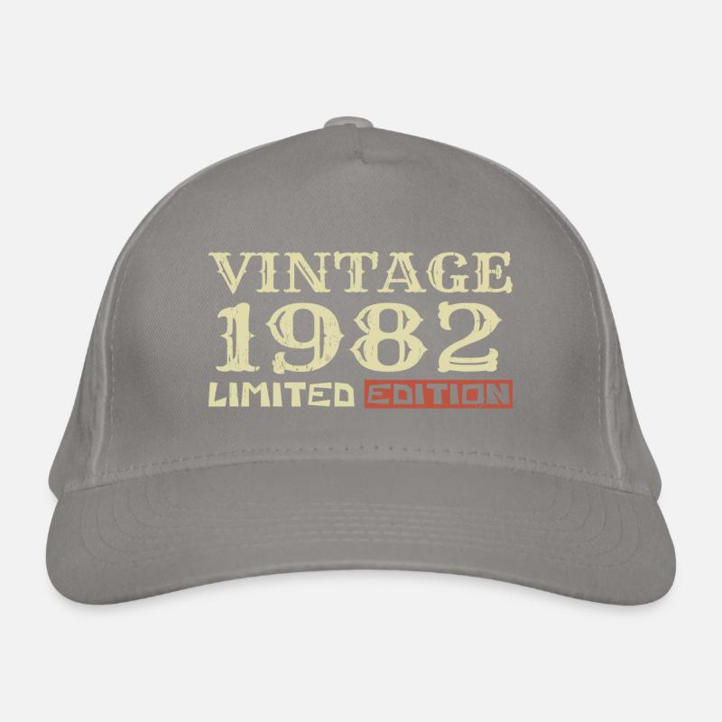 1982 Vintage :42e Anniversaire Cadeau Rétro Unique Casquette classique bio