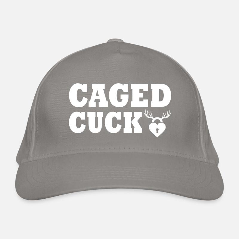 Cuckold caged cuck Organic Baseball Cap
