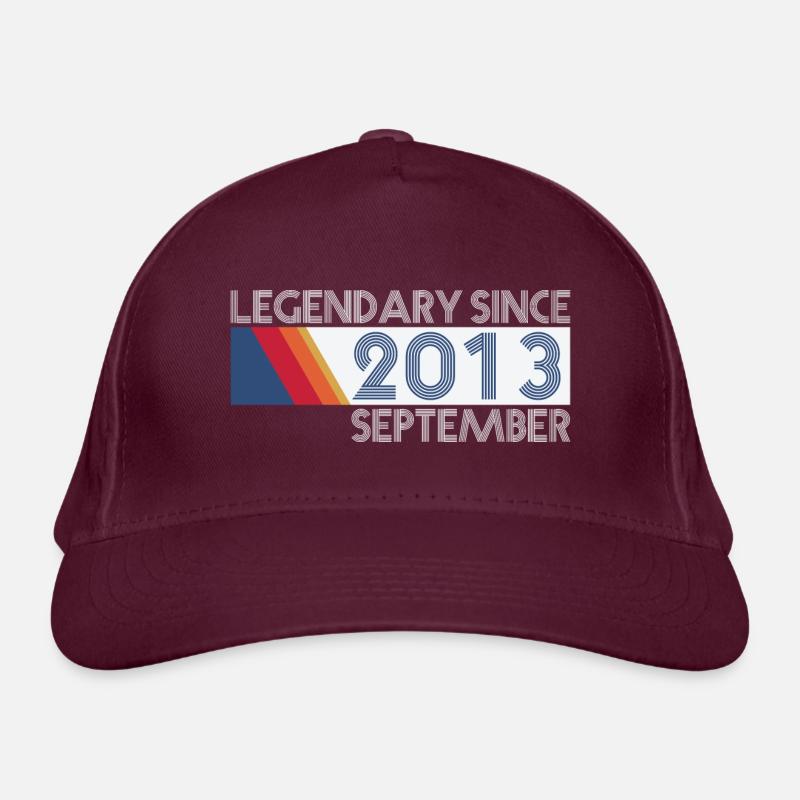 Retro SiFi Legendary since September 2013 - Geburt Bio-Baseballkappe