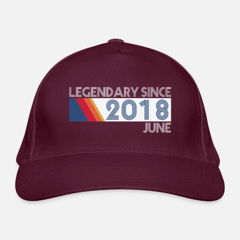 Retro SiFi Legendary since Juni 2018 - Geburtstag Bio-Baseballkappe
