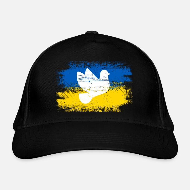 Ukraine Friedenstaube Bio-Baseballkappe
