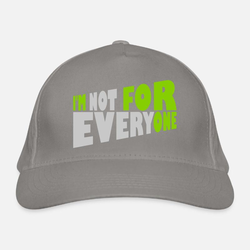 Je ne suis pas pour tout le monde Casquette classique bio