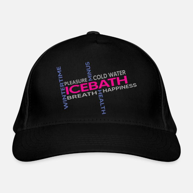 eisbader winterbader cold resistant ice bath Organic Baseball Cap