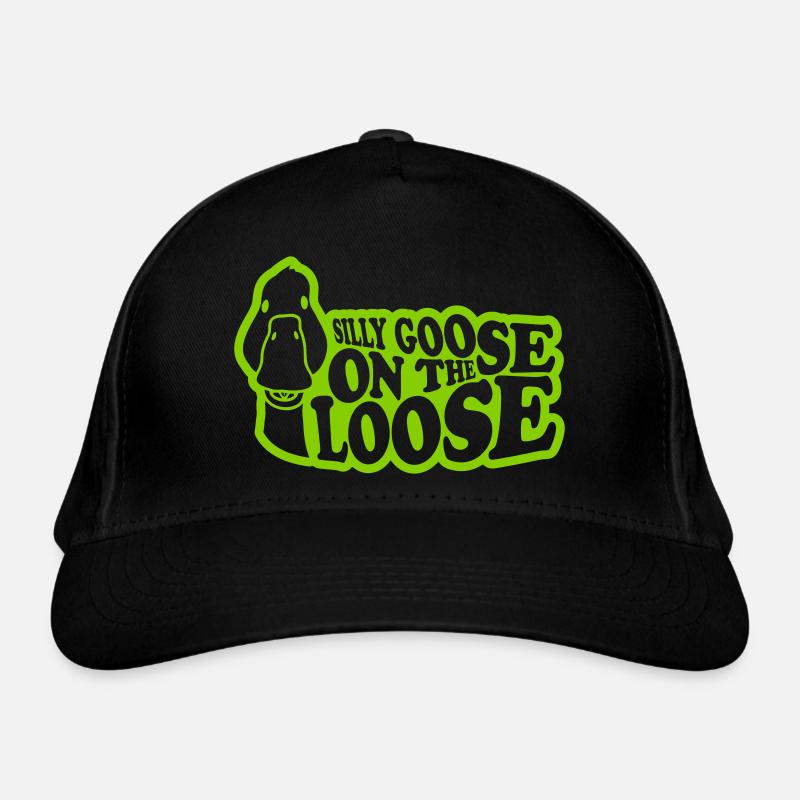 goose on the loose Organic Baseball Cap