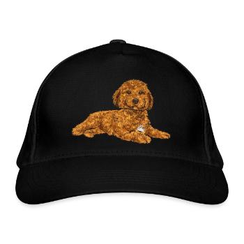 Cavapoo Capoodle Cavoodle Dog Gift - Organic Baseball Cap - black - Front