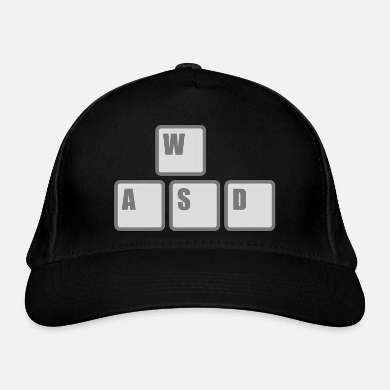 Touches du clavier WASD de l’ordinateur Casquette classique bio