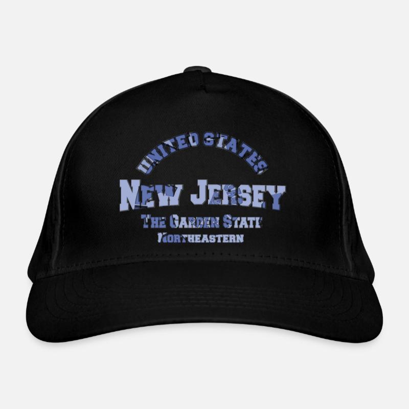 Staten New Jersey Øko-baseballcap