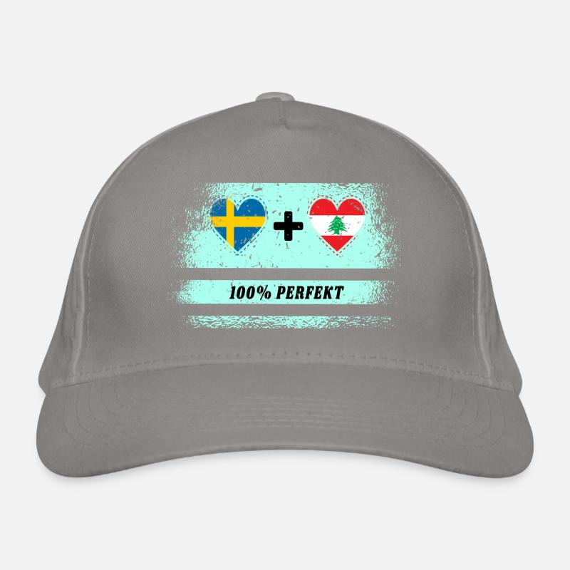 Liban et Suède 100 % parfait / Cadeau Casquette classique bio