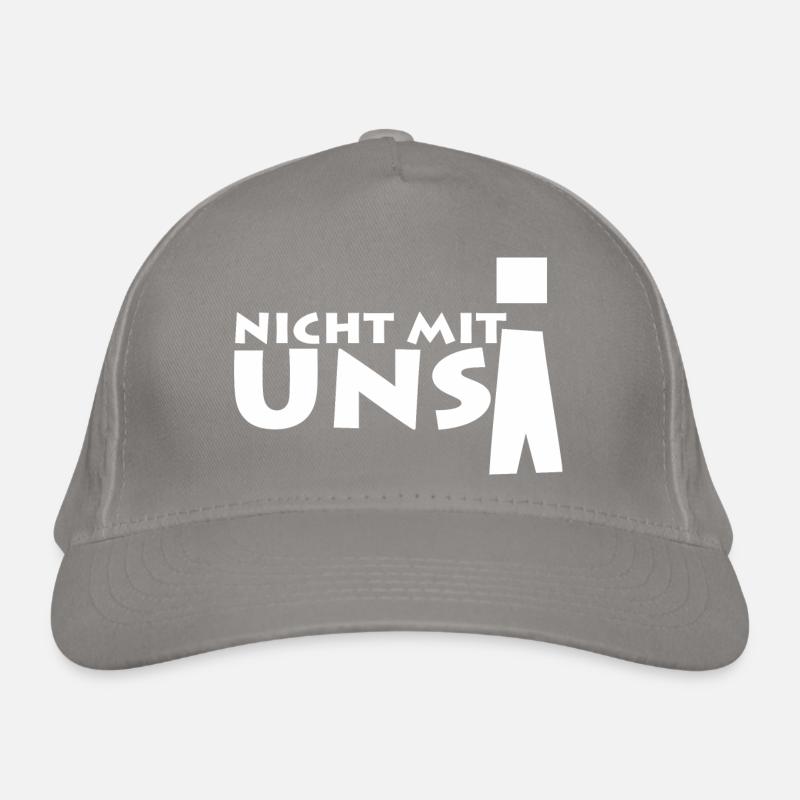 nicht mit uns! Bio-Baseballkappe