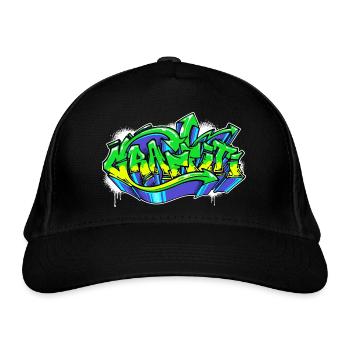 Kunst Strassenkunst Wildstyle Graffiti Zeichnen - Bio-Baseballkappe - Schwarz - Vorne