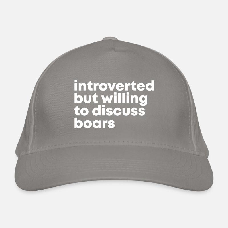 Boar Organic Baseball Cap