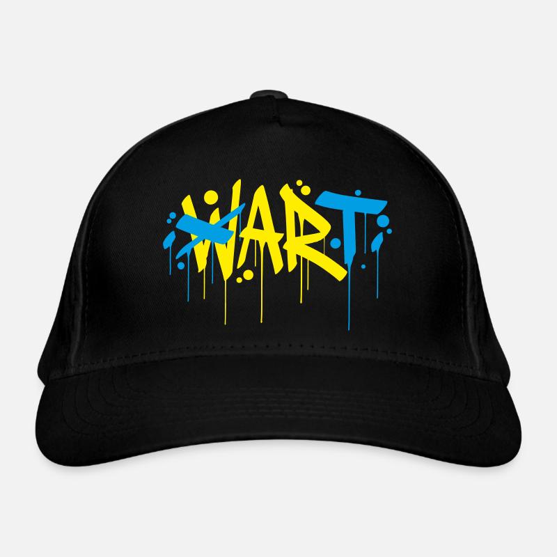 Art War Peace Make art not war Bio-Baseballkappe