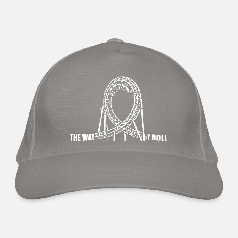 The way I Roll - roller coaster - looping Organic Baseball Cap