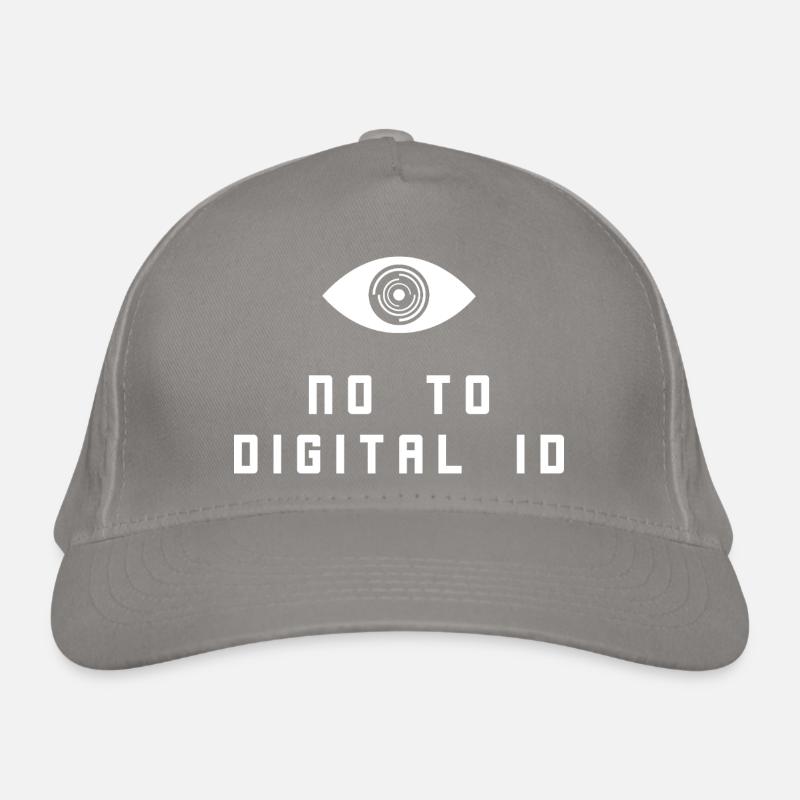 Non à l’identification numérique Casquette classique bio