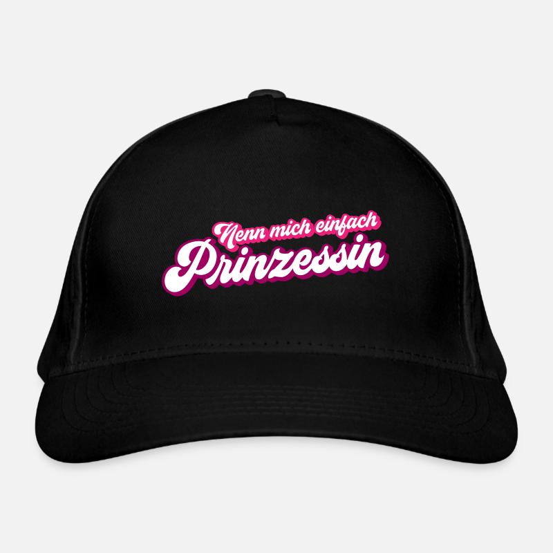 Nenn Mich Einfach Prinzessin | Farben änderbar Bio-Baseballkappe