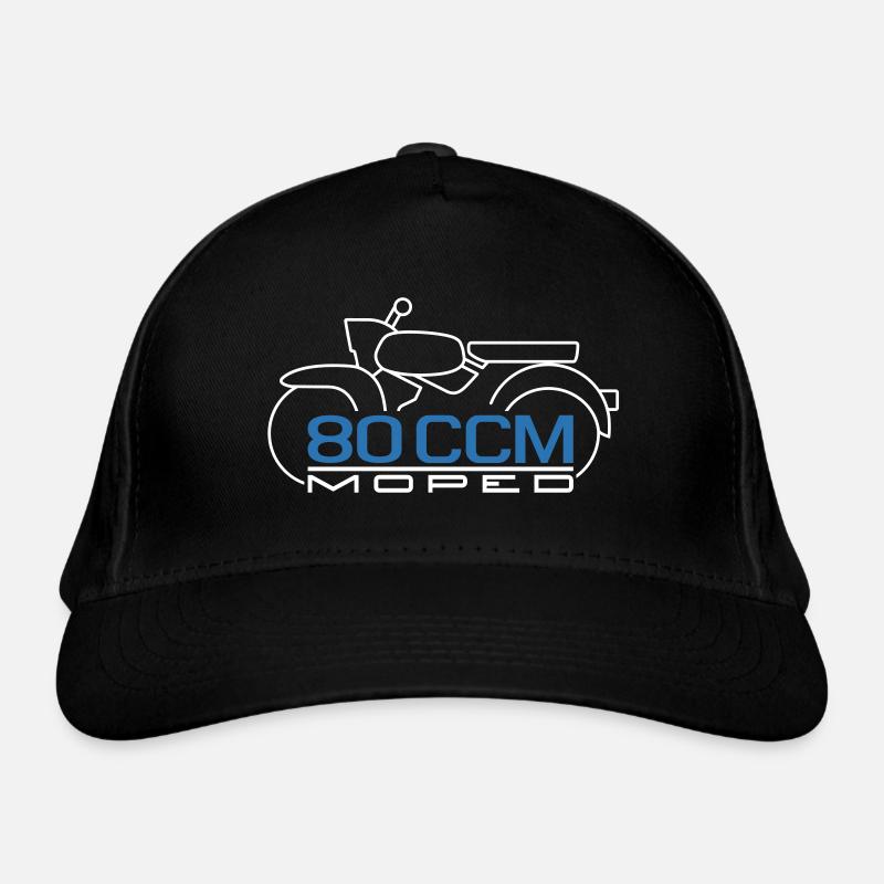 Moped Sperber Habicht 80 ccm Emblème - Casquette classique bio - noir